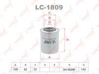 Фильтр масляный HCV LYNXauto LC-1809