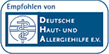 Одобрено Deutsche Haut- und Allergiehilfe E.V.
