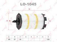 Фильтр масляный (вставка) LYNXauto LO-1045