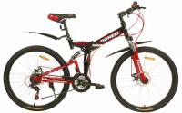Велосипед Pioneer Comandor 24"/14" gray-black-red