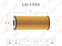 Фильтр масляный (вставка) LYNXauto LO-1104