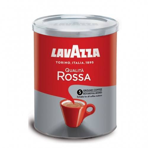 Кофе молотый LAVAZZA Rossa Quality 250 гр. ж/б
