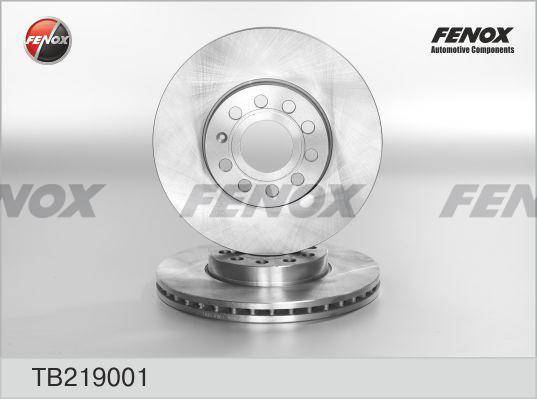 Диск тормозной | перед прав/лев | LCV Fenox TB219001