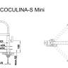 Кухонный смеситель Blanco Culina-S mini хром (519843)