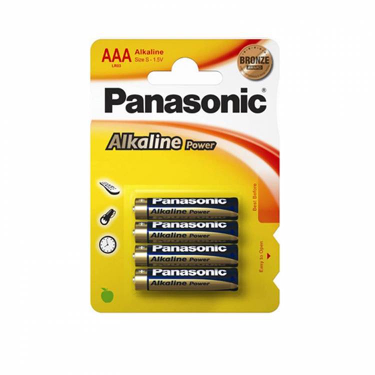 Батарейка Panasonic LR03 APB/4BP Alkaline тип AAA