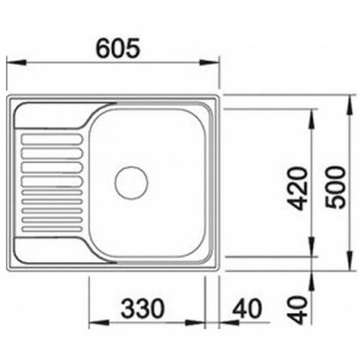 Кухонная мойка Blanco Tipo 45 S mini decor (516525)