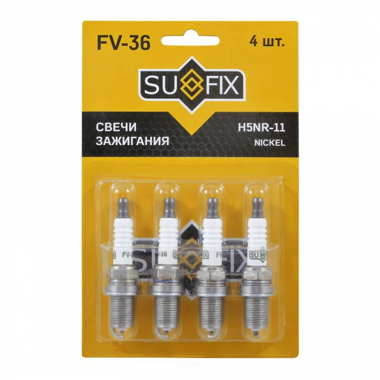 Свеча зажигания (Nickel) SUFIX FV-36