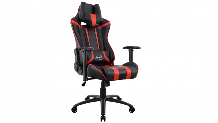 Игровое кресло AEROCOOL AC120BR (Black-red)