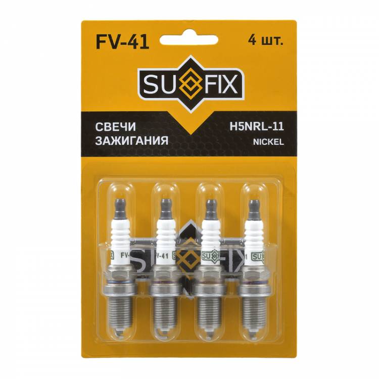 Свеча зажигания (Nickel) SUFIX FV-41