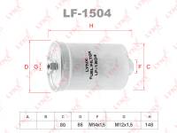 Фильтр топливный HCV LYNXauto LF-1504