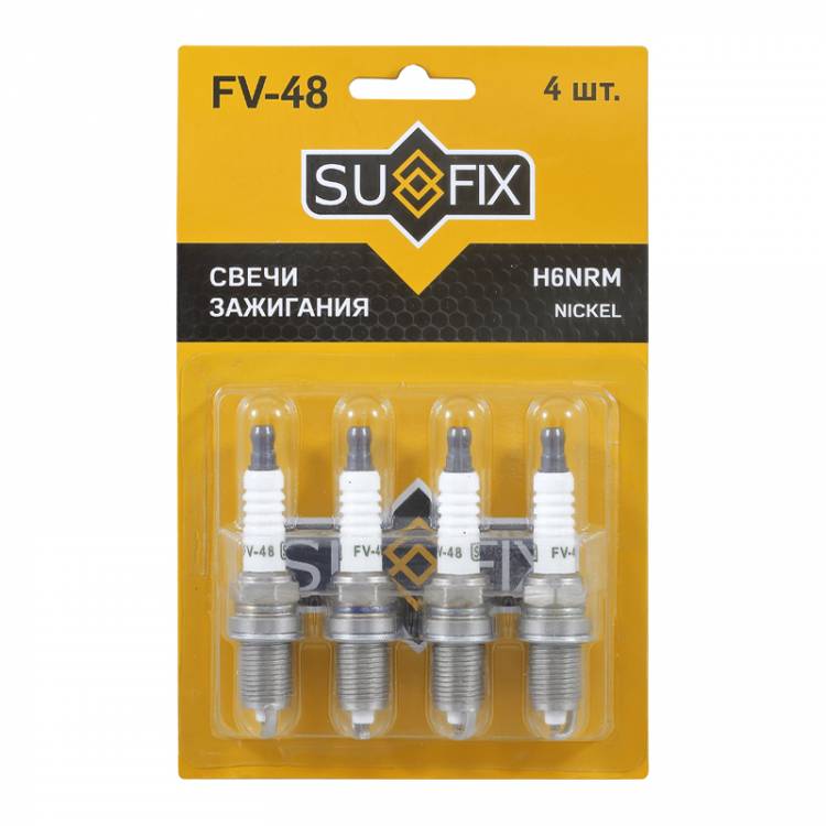 Свеча зажигания (Nickel) SUFIX FV-48