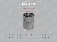 Фильтр масляный LYNXauto LC-216