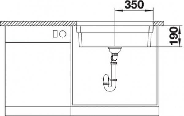 Кухонная мойка Blanco Etagon 700-U нерж. (524270)